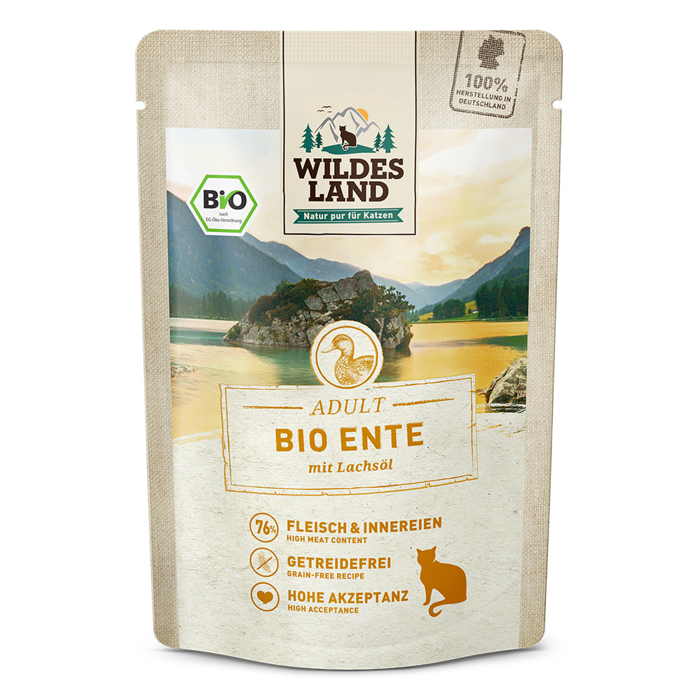 BIO Ente mit Lachsöl 85g