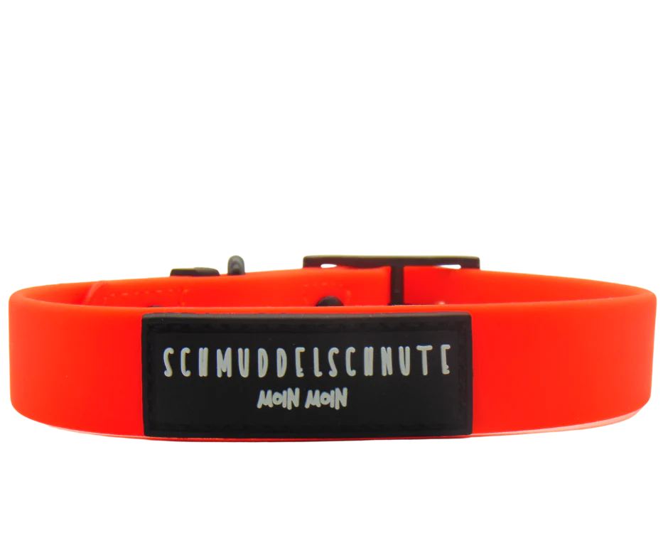 Halsband "Schietwedda" Neon Orange S