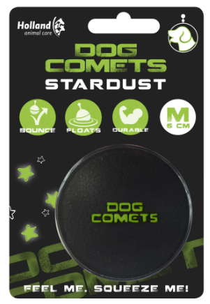 Dog Comets Ball Stardust Schwarz/Grün M