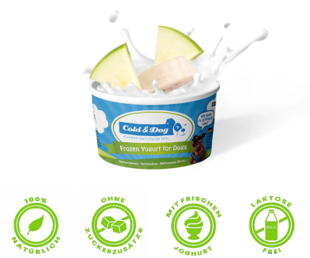 Hundeeis Apfel & Banane
