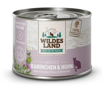 Kaninchen und Huhn mit Distelöl 200g