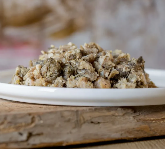 Rinderpansen, grün, gewolft 500g