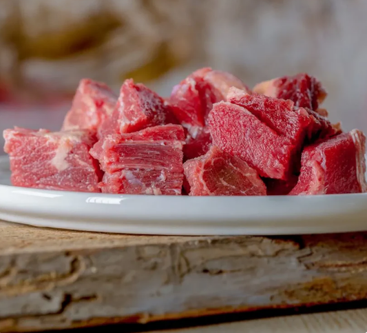 Rindermuskelfleisch durchwachsen 1000g