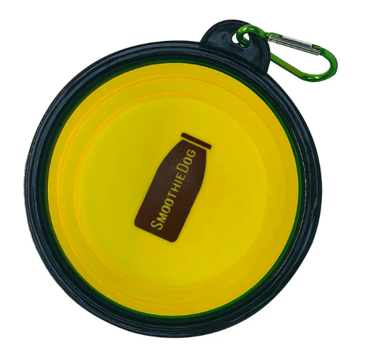 Faltbarer Hundenapf gelb