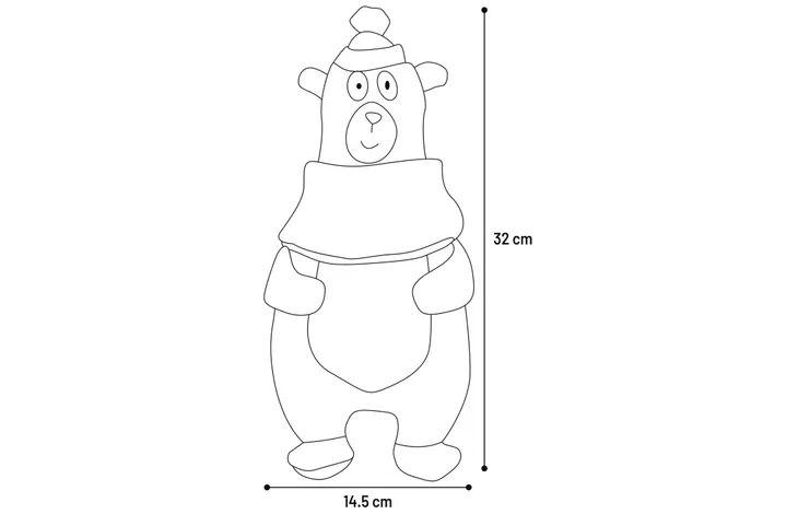 Spielzeug Tumna Bär Braun