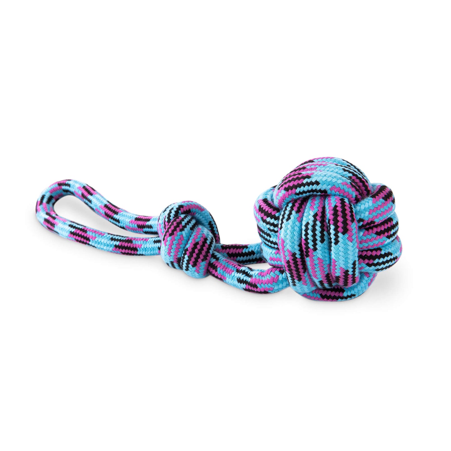 Rope Jack Ball with Handle blau (33.5cm)