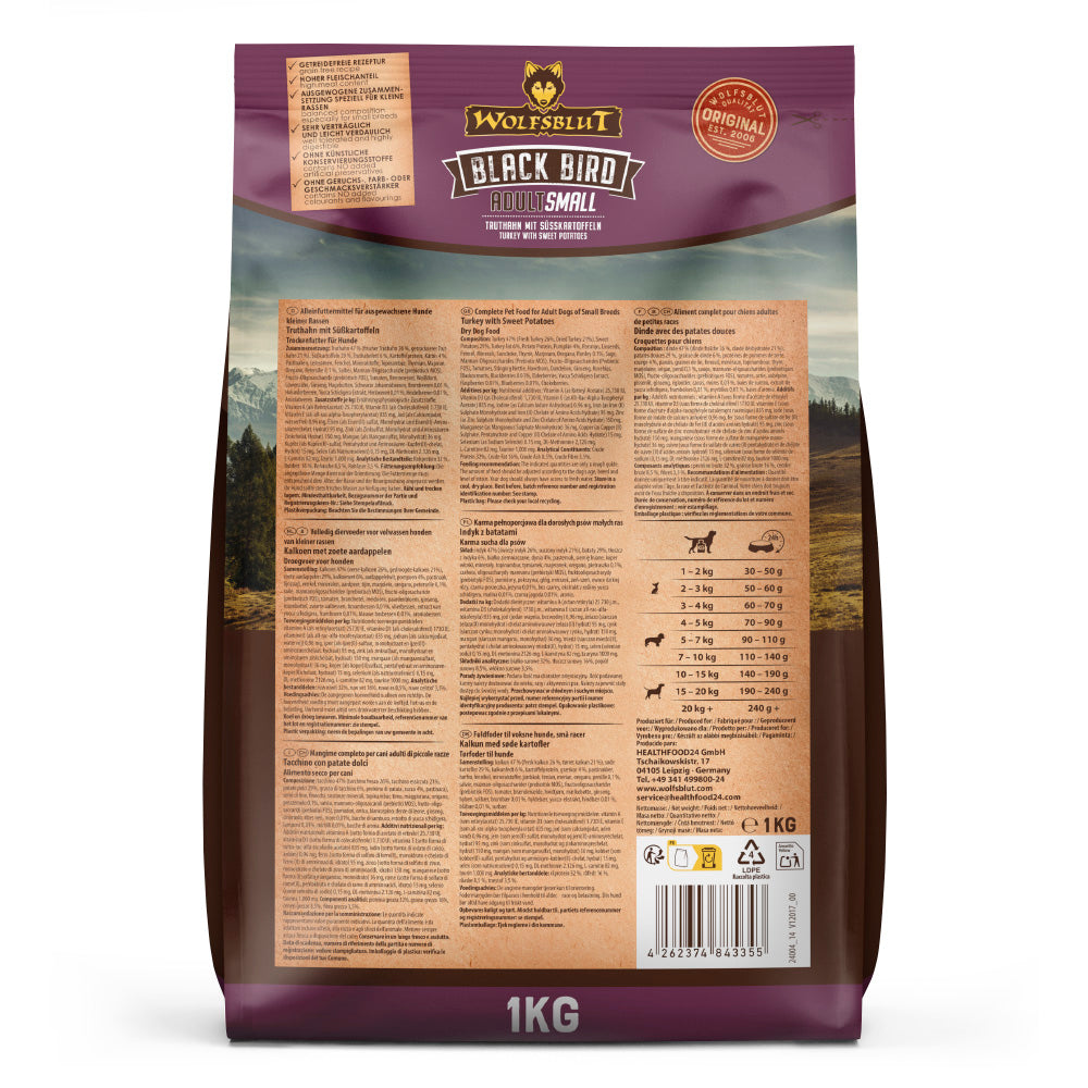 Black Bird Small Breed 1kg