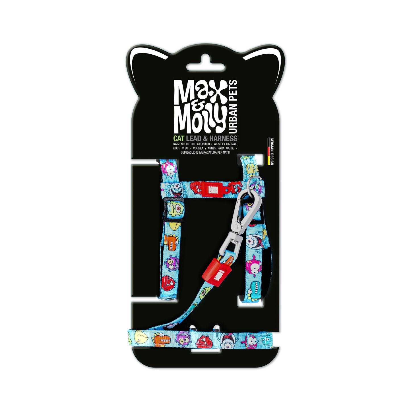 Geschirr/Leinen Set - Little Monsters