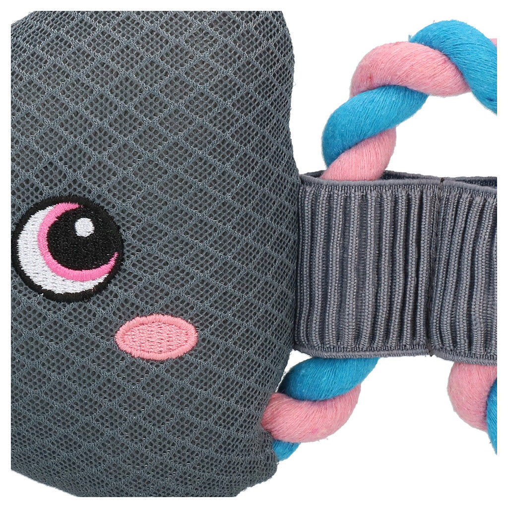 Pull Me! Fishy Rope Flamingo