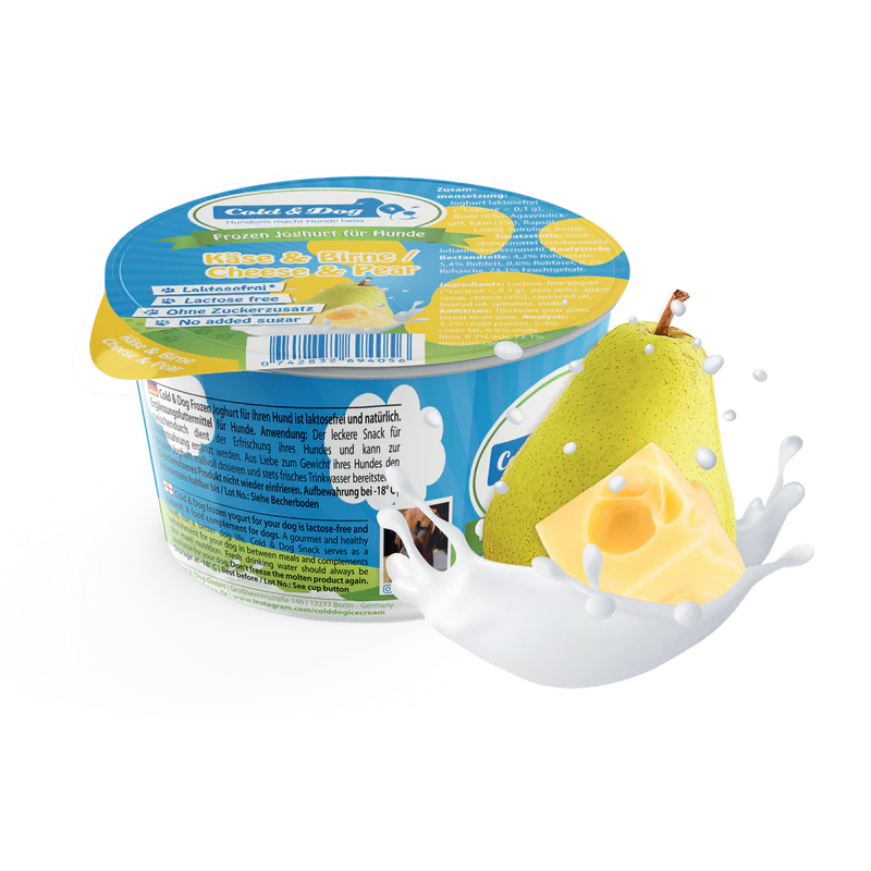 Hundeeis Käse & Birne