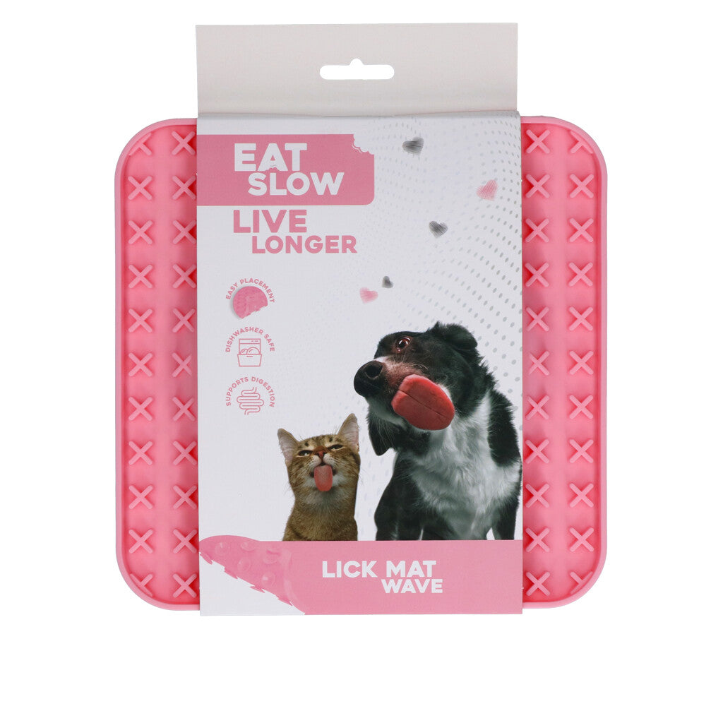 Lick Mat Wave Rosa