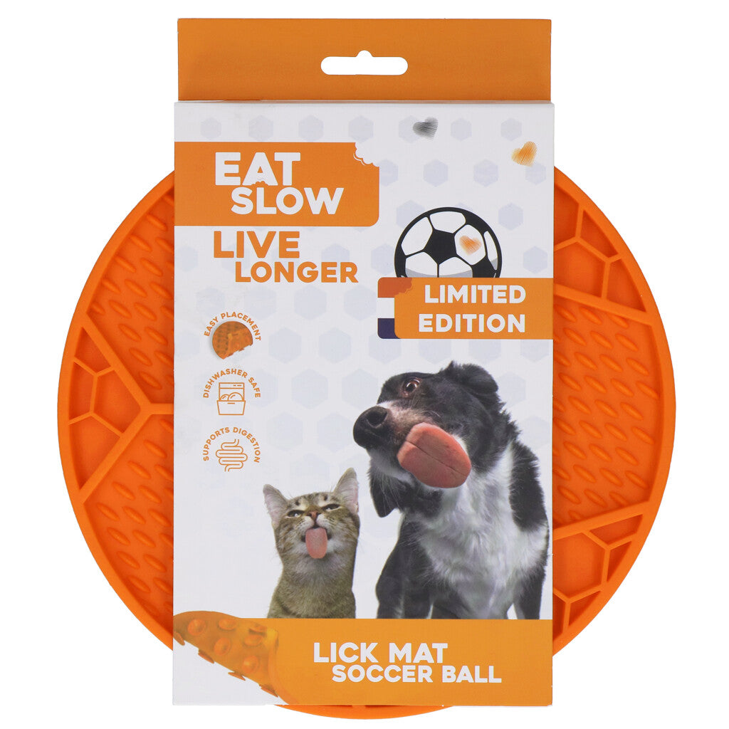 Lick Mat Soccer Ball Orange