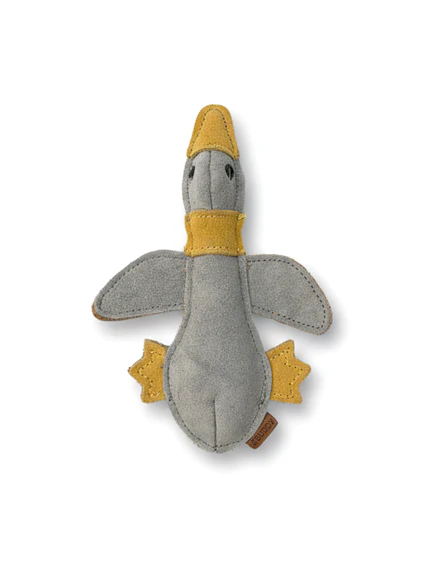 Hundespielzeug aus Leder Kleine Ente