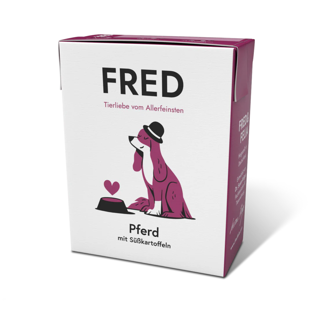 Pferd mit Süßkartoffeln