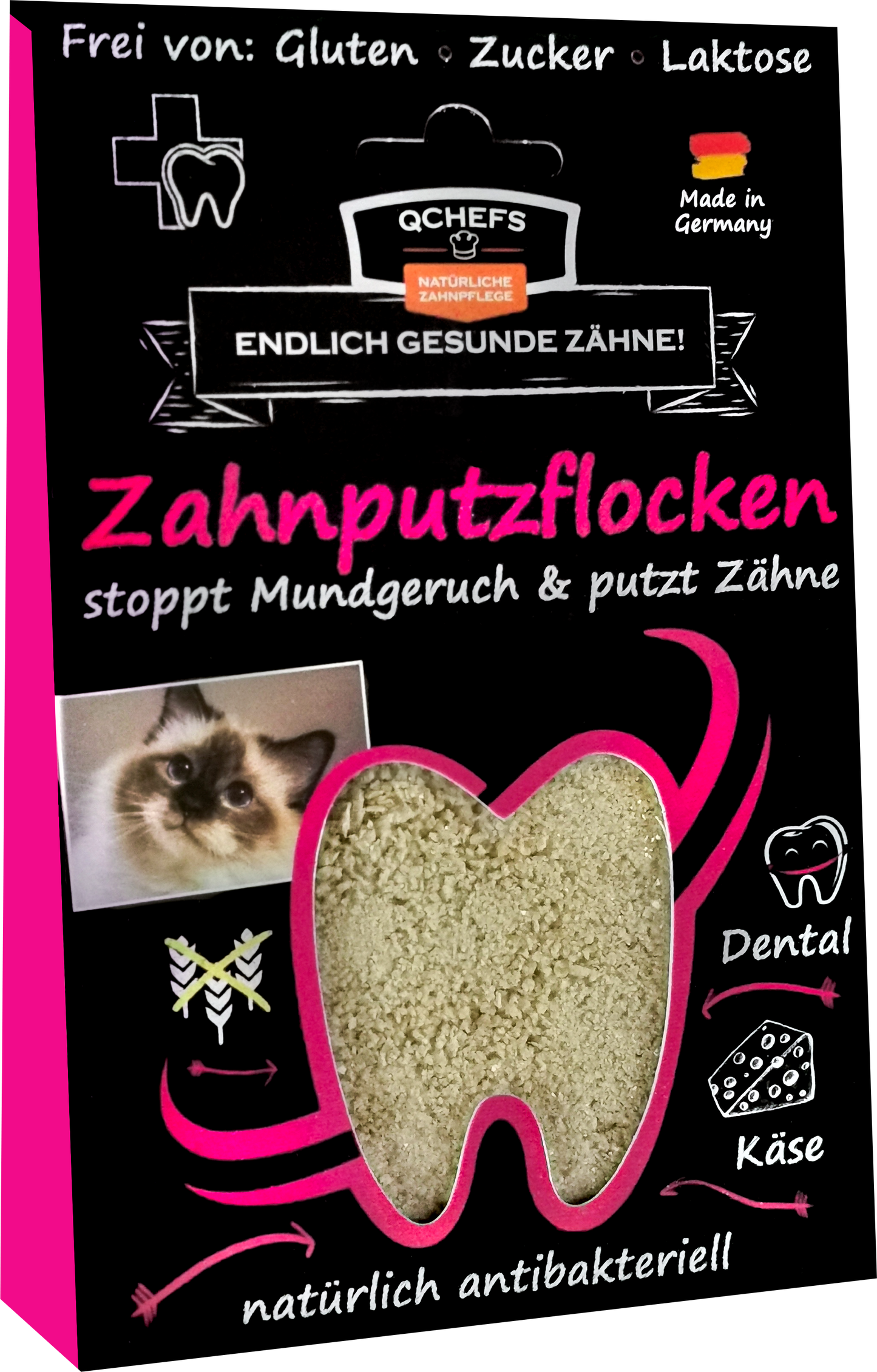 Zahnputzflocken Katze