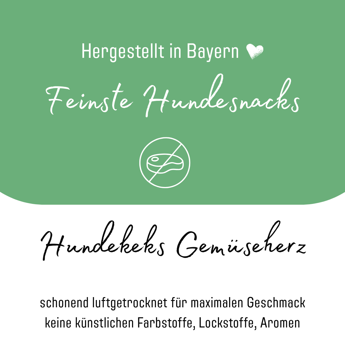 Hundekeks Gemüseherz 150g