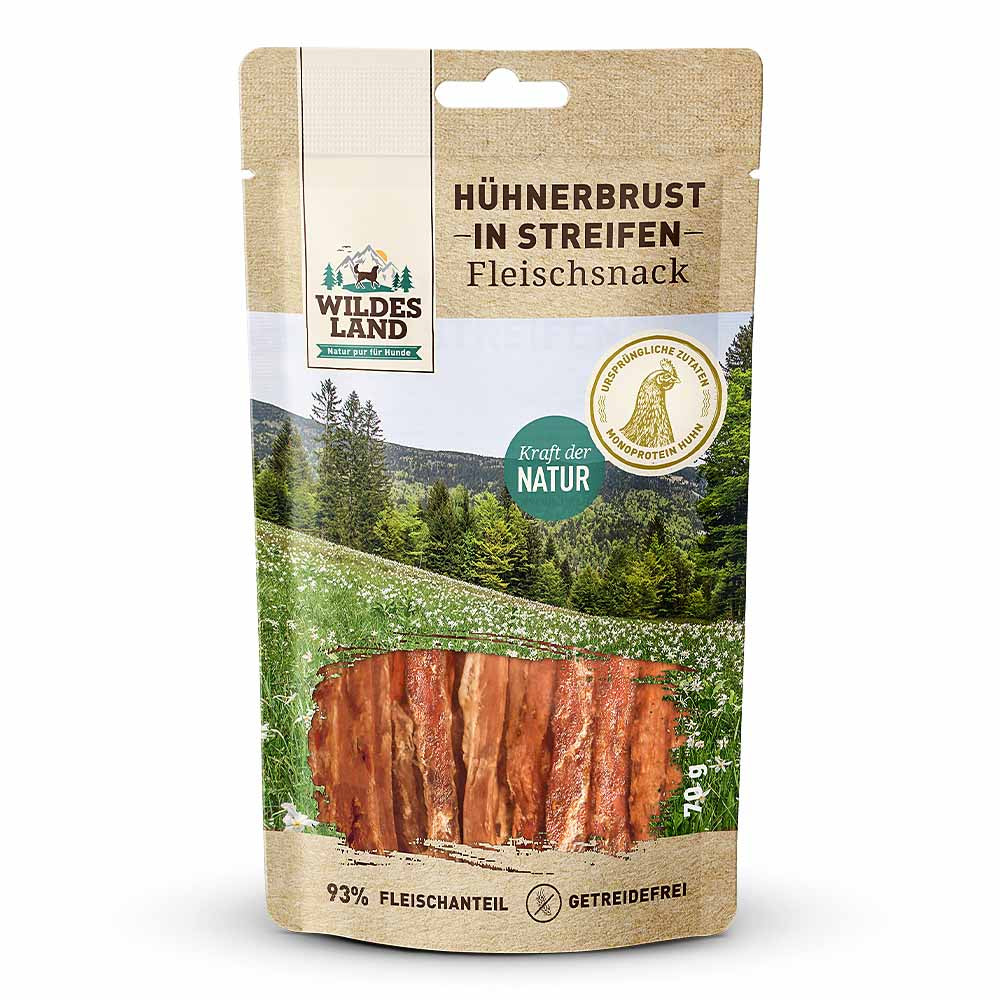 Hühnerbrust in Streifen