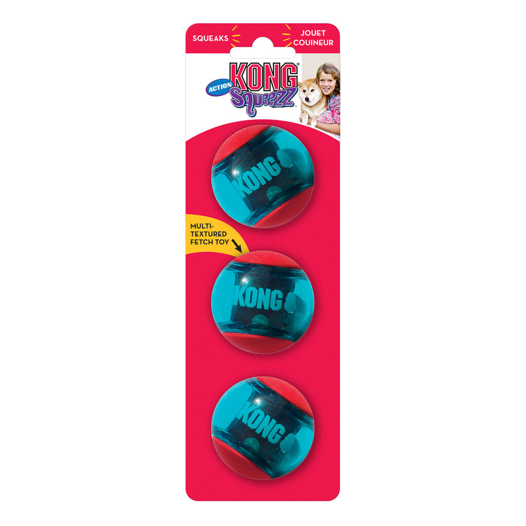 Squeezz Action Ball Red