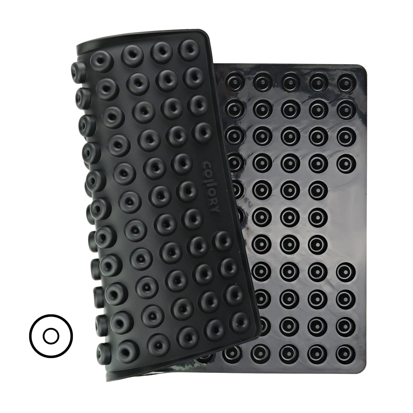 Backmatte Mini Donuts schwarz