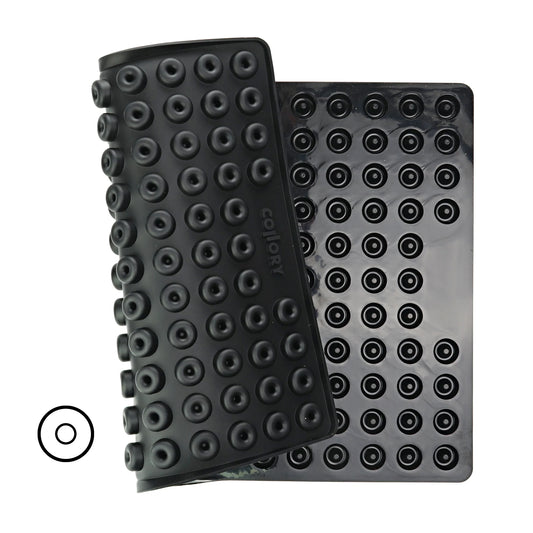 Backmatte Mini Donuts schwarz