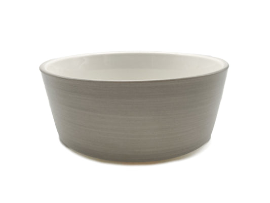 Keramiknapf hellgrau glänzend
