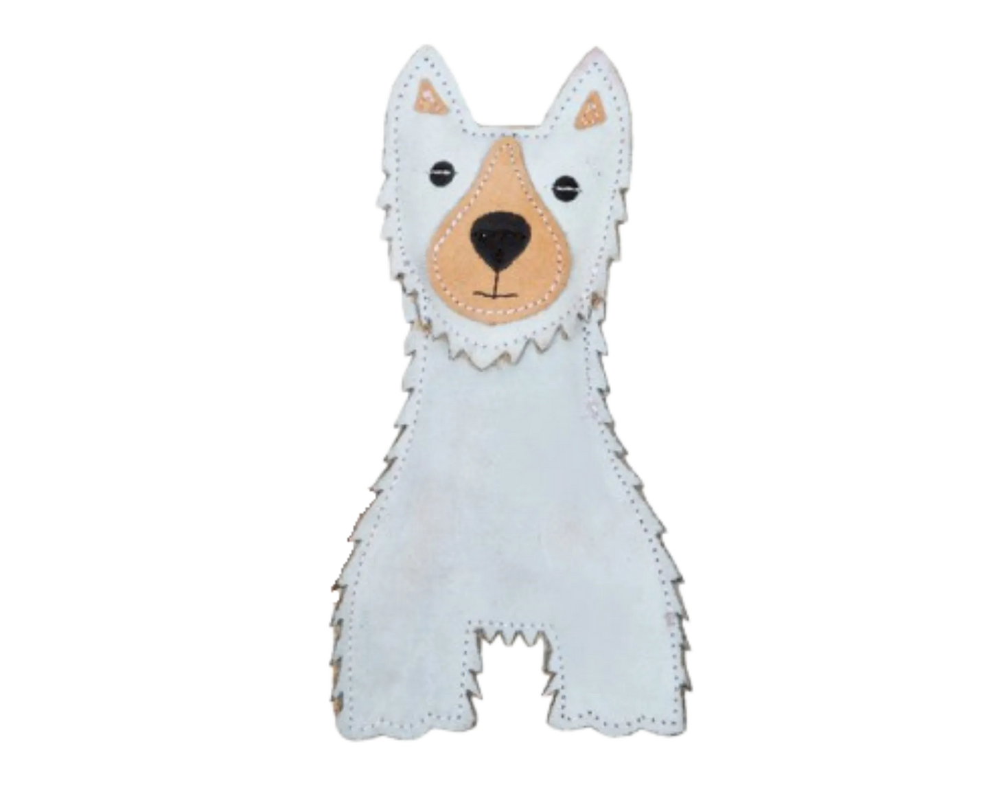 Lederspielzeug-Terrier-Hund