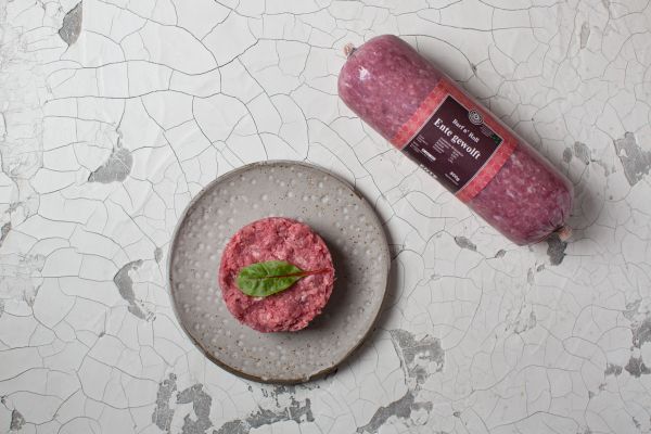Barf n´ Roll ganze Ente gewolft 500g