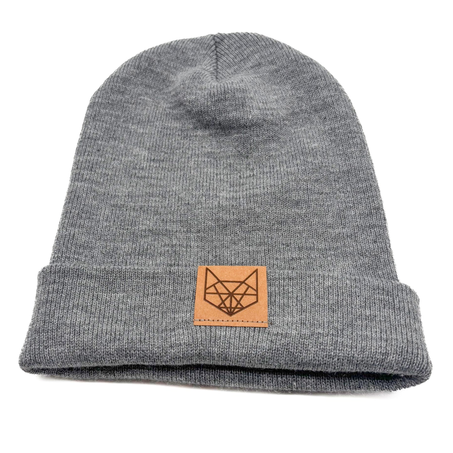 Heavyweight Long Beanie Heather Grey