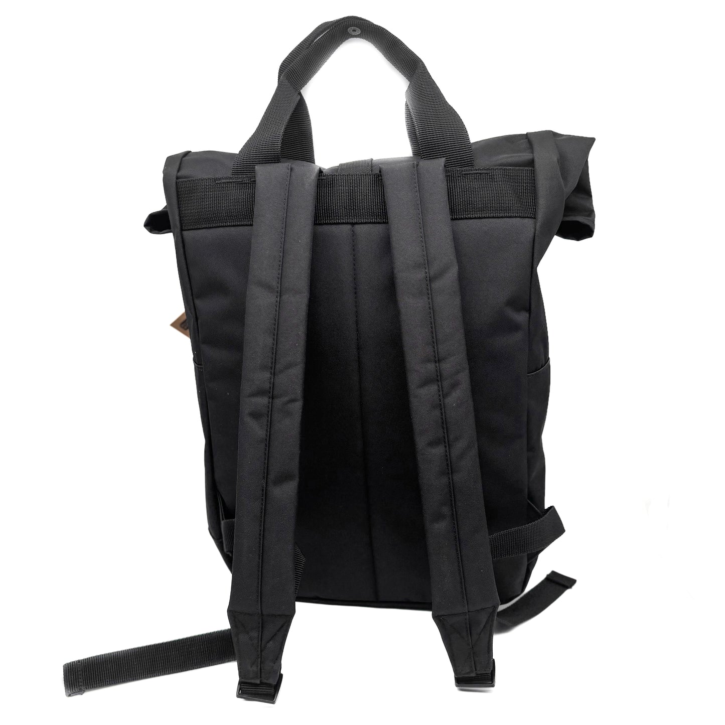 Twin Handle Roll-Top Rucksack Black