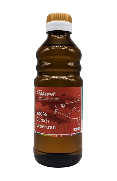 Dorsch-Lebertran in Glas