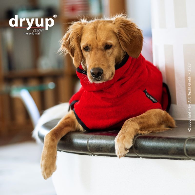 Dryup Cape Bademantel Rot