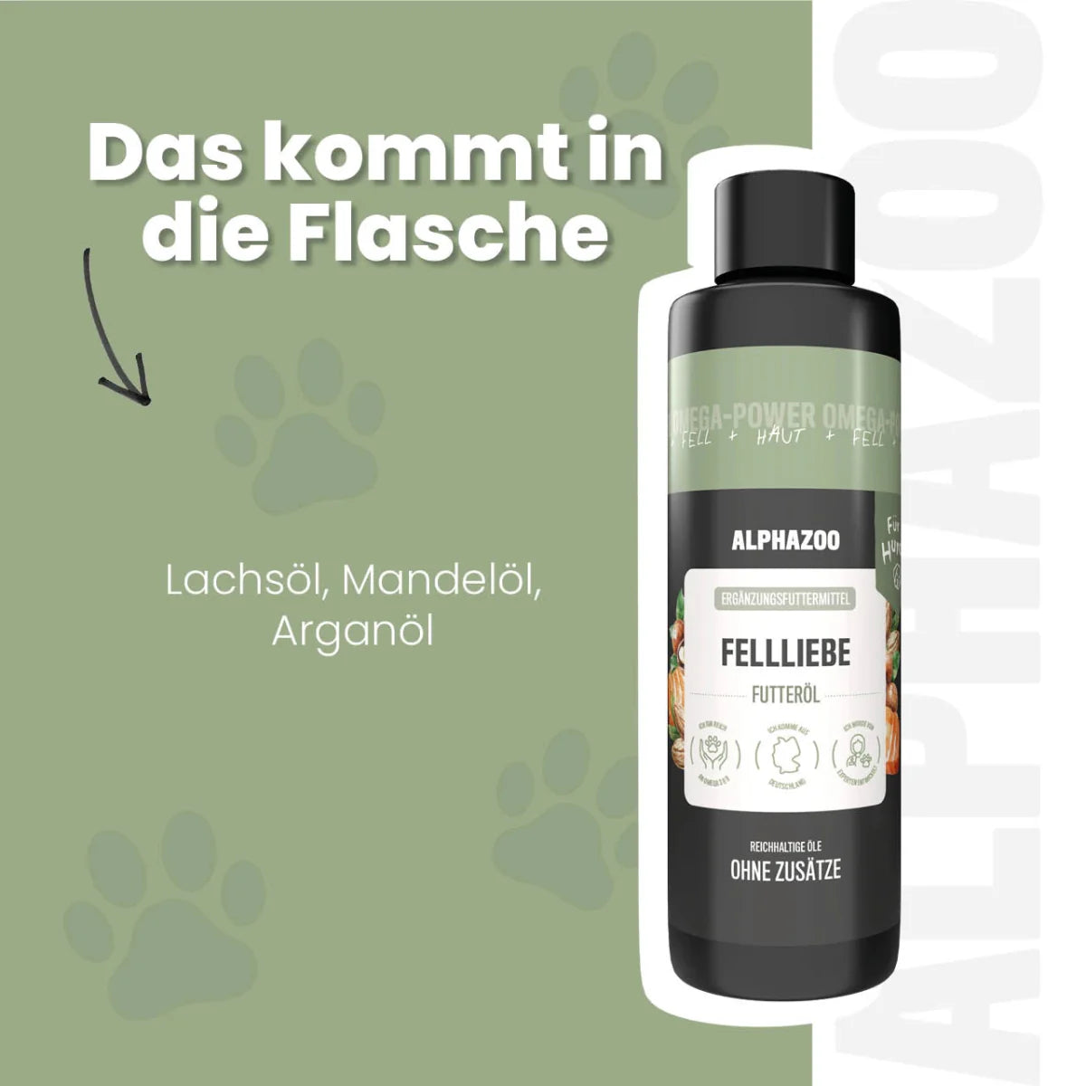 Fellliebe Futteröl für Hunde 250ml