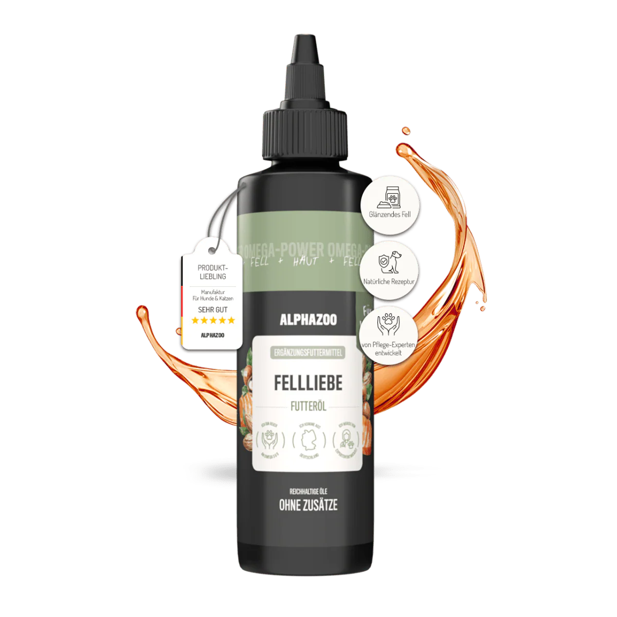 Fellliebe Futteröl für Hunde 250ml