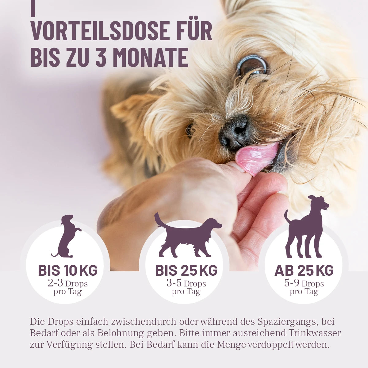 Feste Häufchen Drops 350g