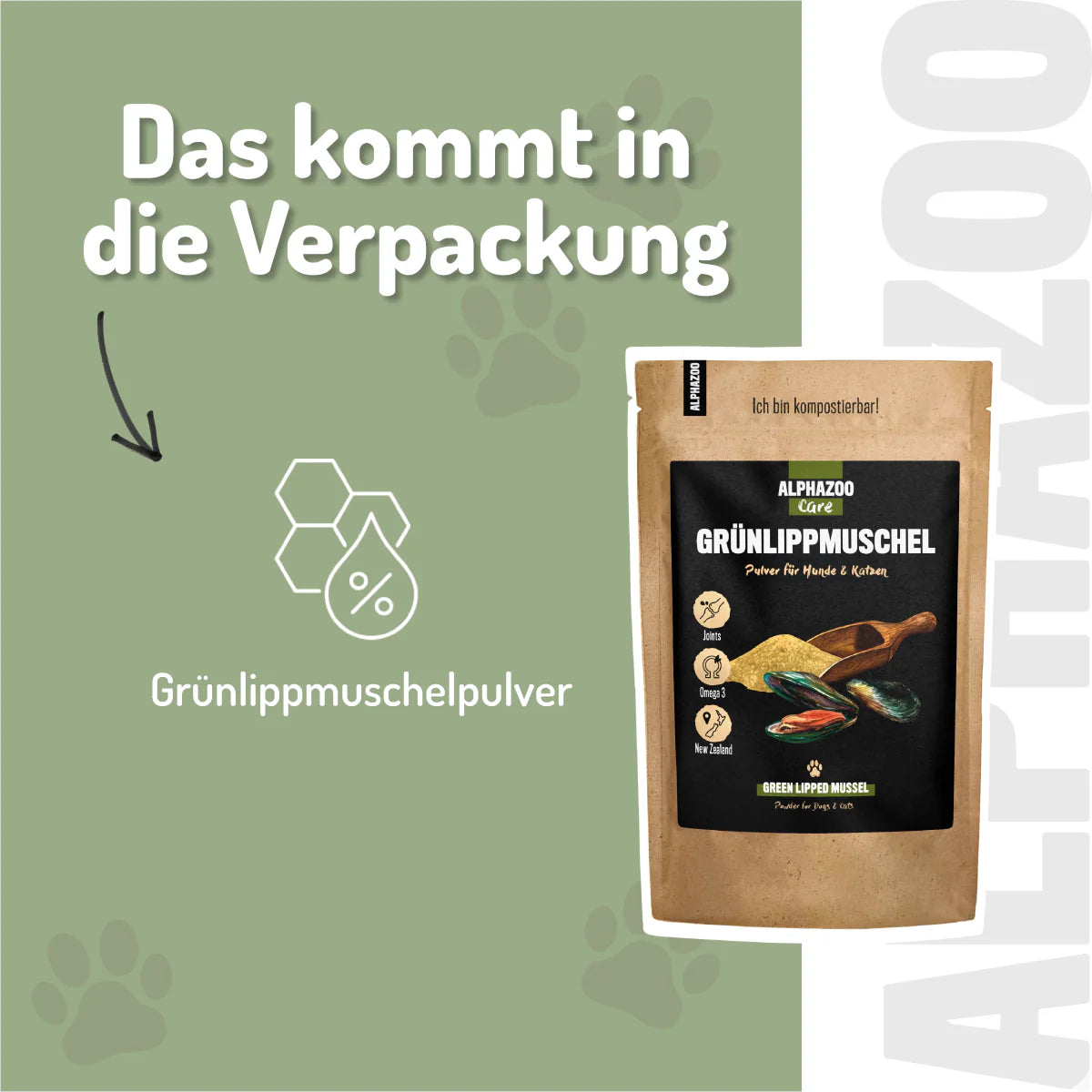 Grünlippmuschel-Pulver