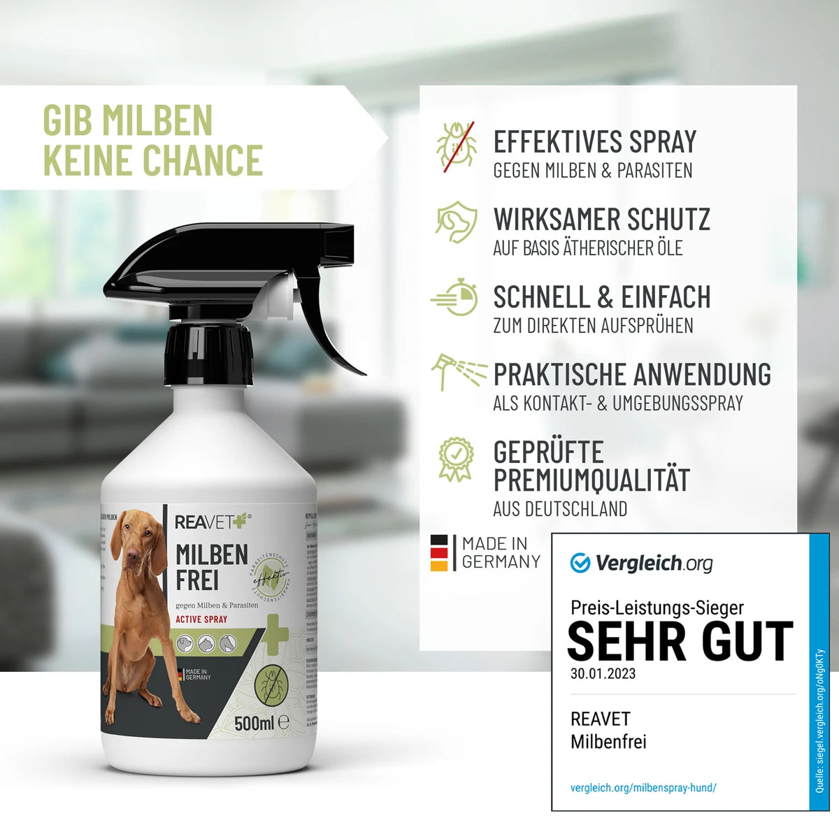 Milben Frei Spray 500ml