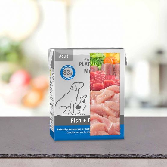 Menu Adult Fish + Chicken 375g