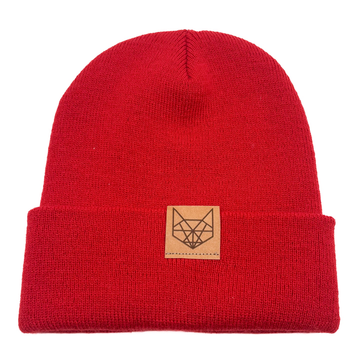 Heavyweight Long Beanie Red