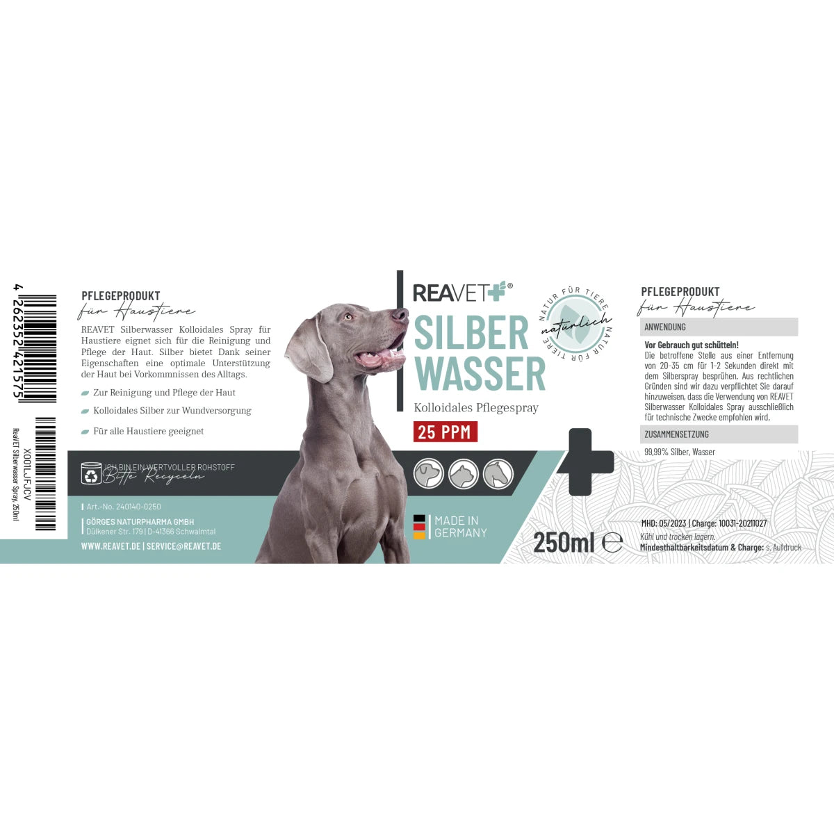 Silberwasser 250ml