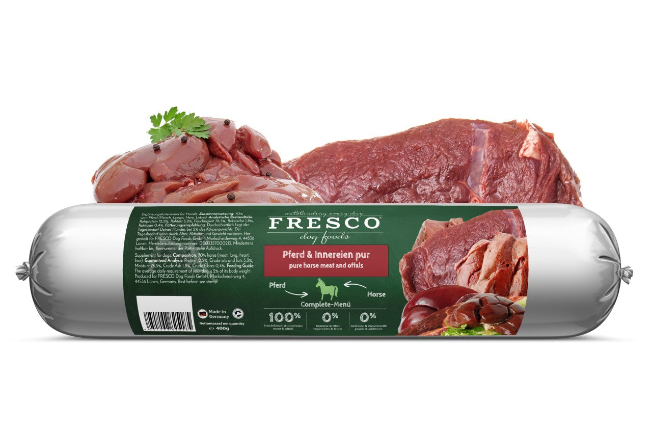 BarfWurst Pferd 400g