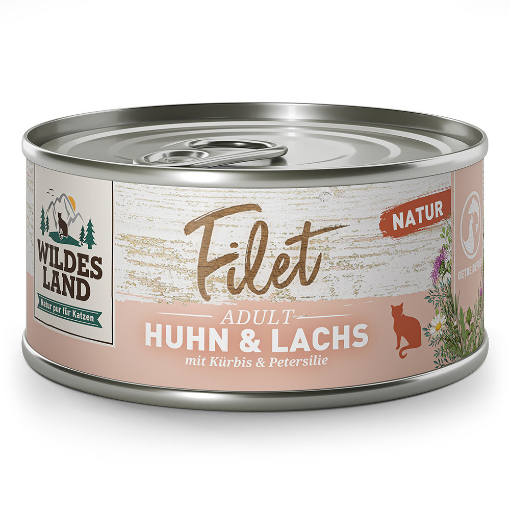 Filet Huhn & Lachs 80g
