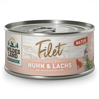 Filet Huhn & Lachs 80g