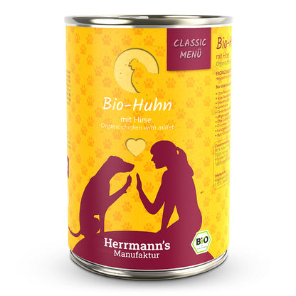 Bio-Huhn mit Hirse