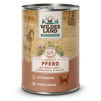Pferd mit Süßkartoffeln