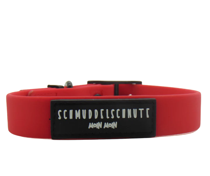 Halsband "Schietwedda" Bordeaux