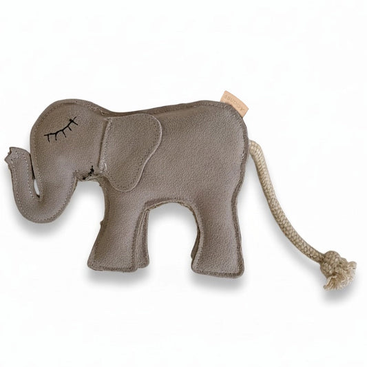 Hundespielzeug aus Leder Elefant