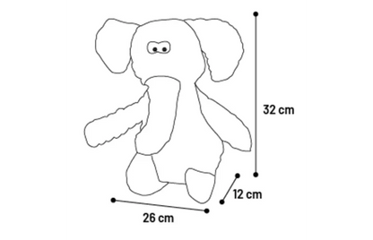 Spielzeug Lucy Elefant Grün