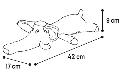 Spielzeug Flatsi Elefant Grau