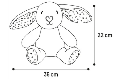 Spielzeug Lief Kaninchen Beige