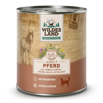 Pferd mit Süßkartoffeln